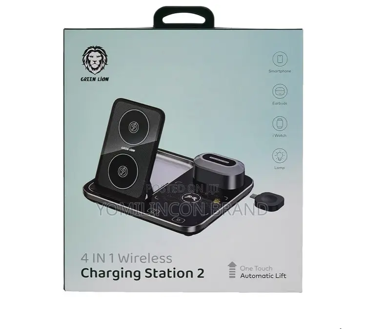 Green Lion 4 in 1 Wireless Charging Station 2 15w
