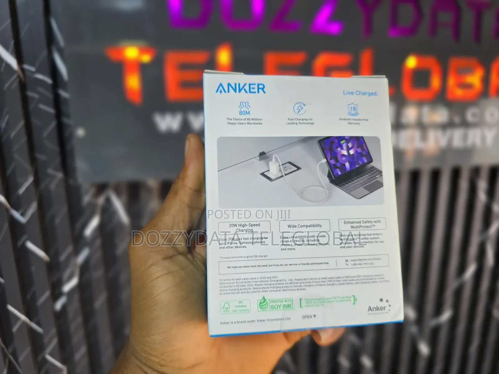 Anker Select Charger (20w) With Usb-C Cable