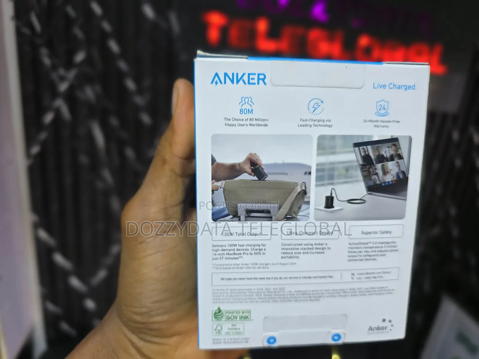 Anker Nano Charger (100w) With a Usb-C Cable