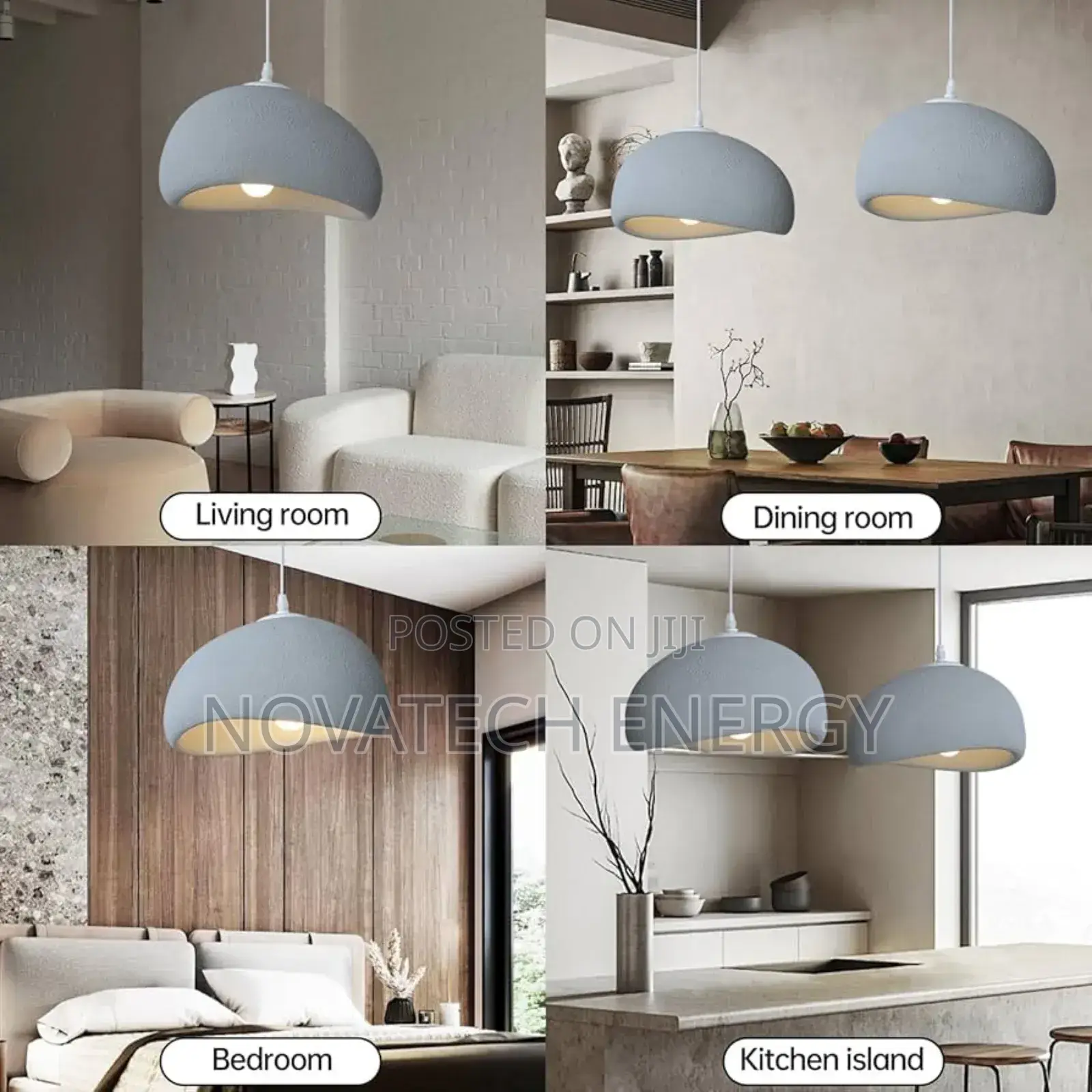Wabi-Sabi Pendant Light, 500mm - 300mm Sizes