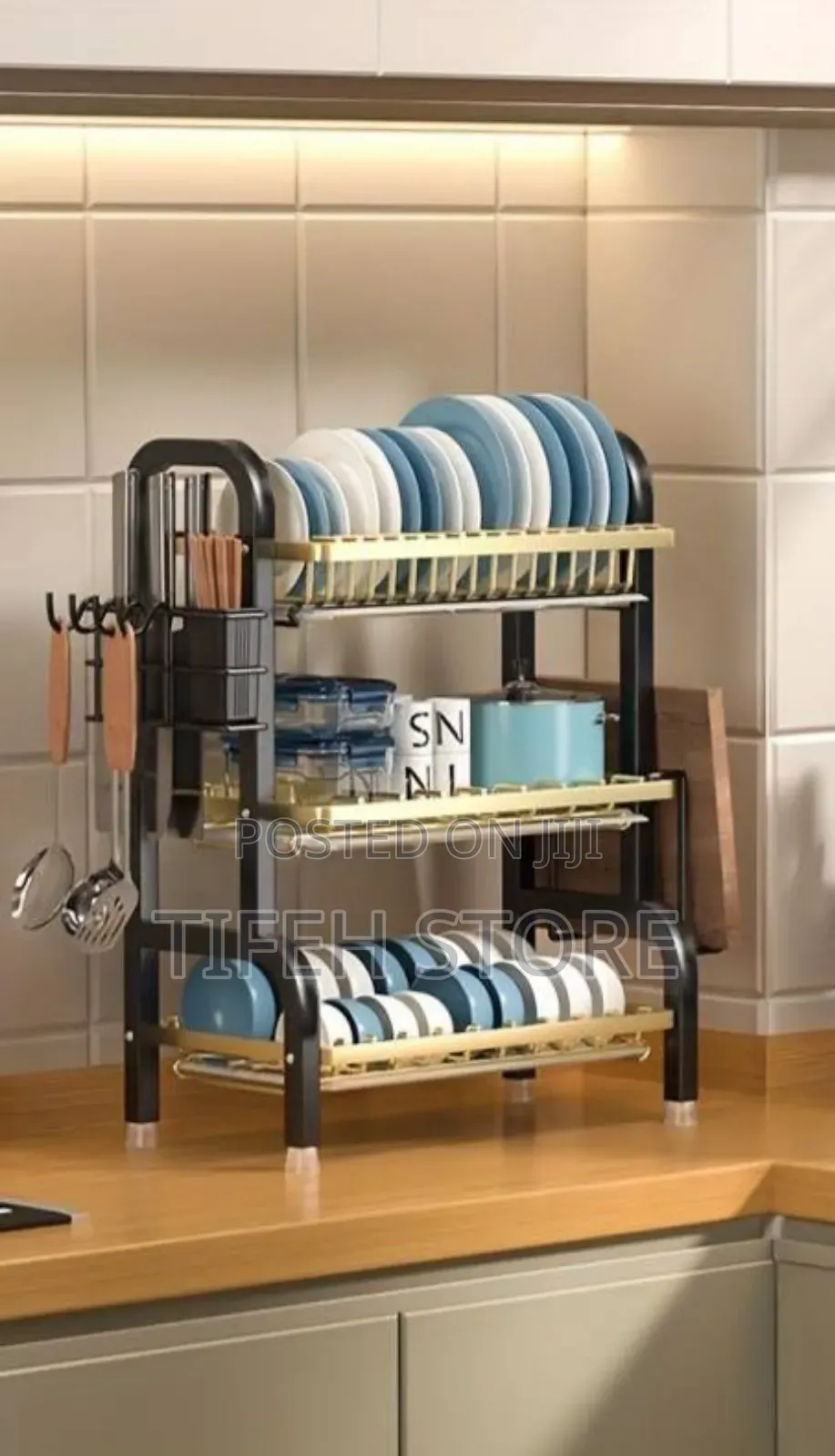 3 Step Plate Rack