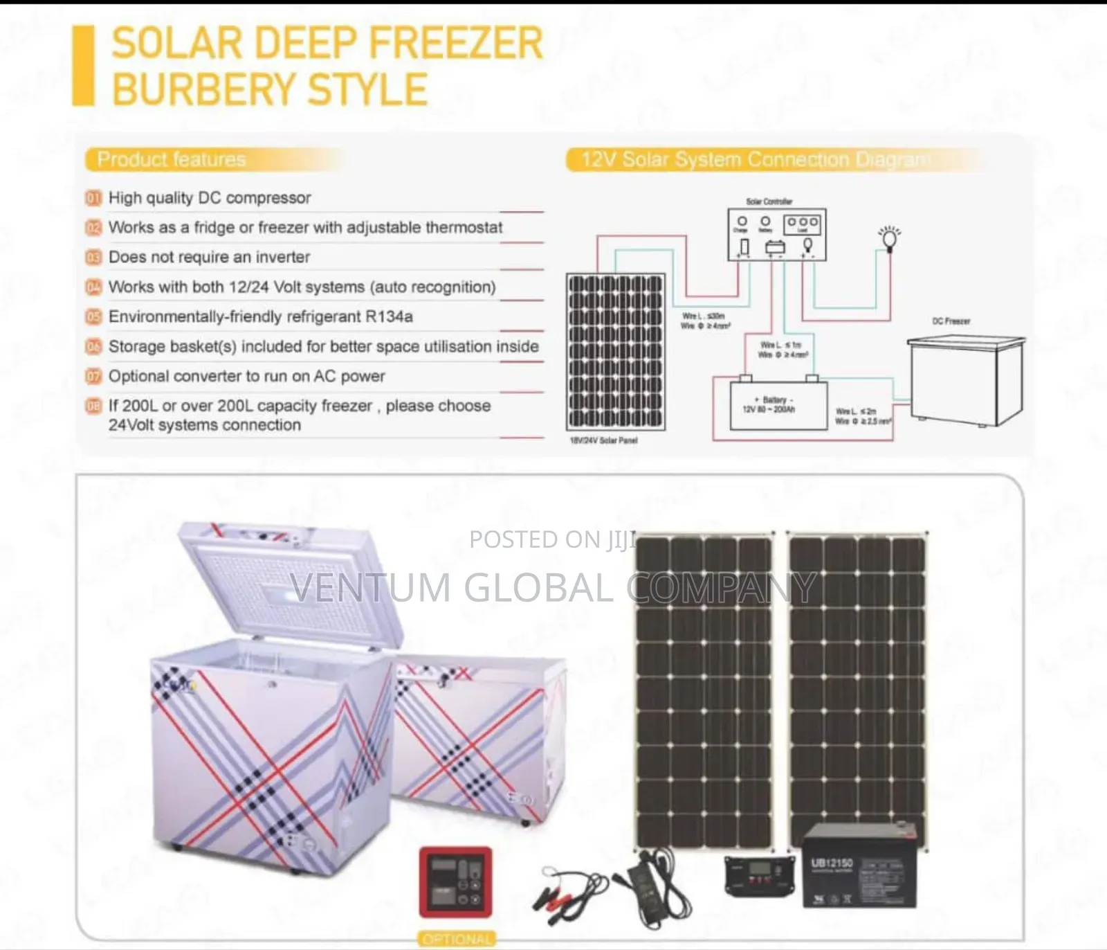 Solar Freezer All in One