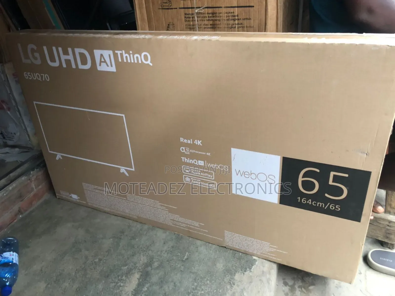 Lg 65'' Frameless Smart Ai Thinq Uhd Led Tv (65uq70)2yr Wrty