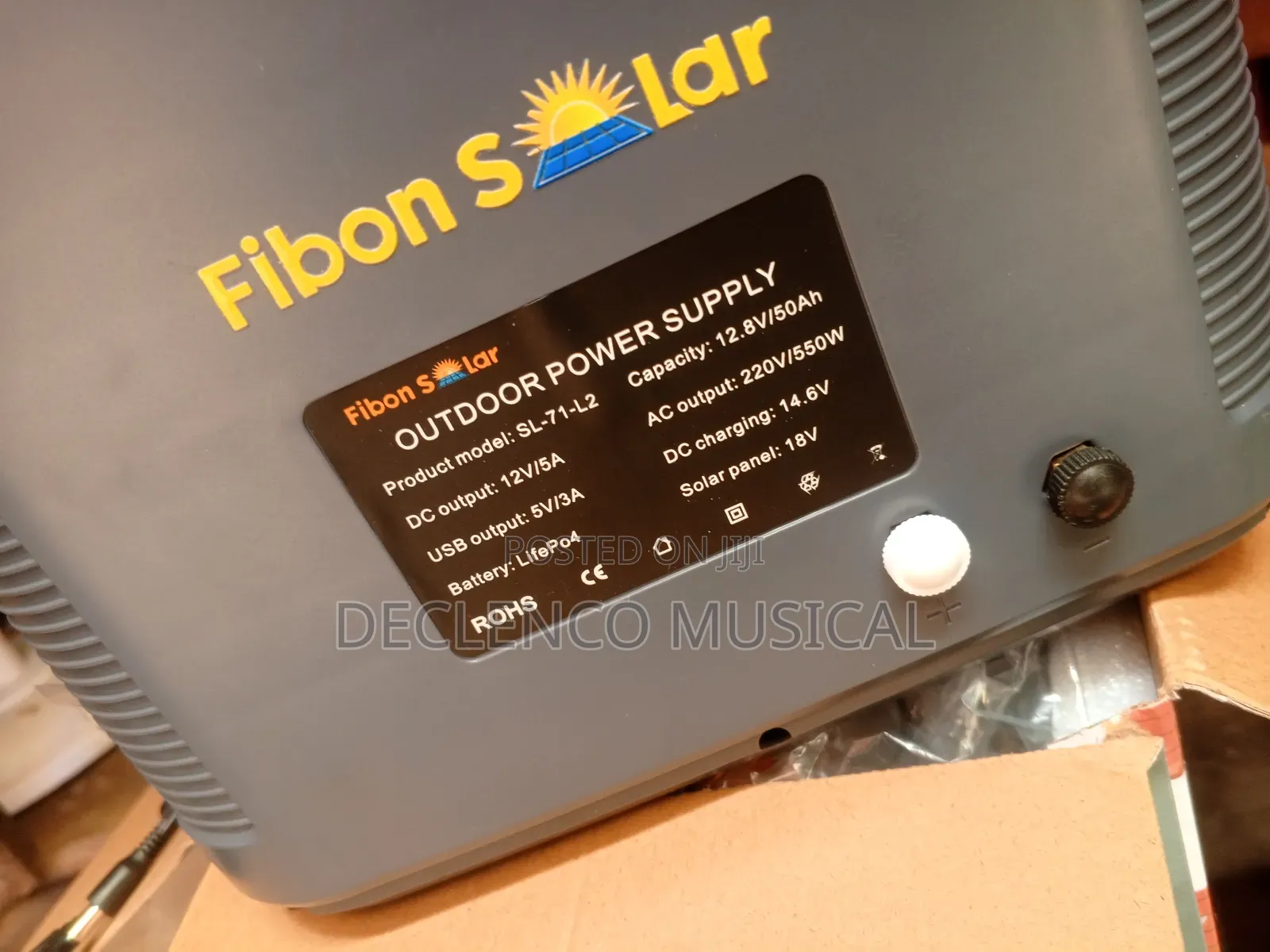 Fibon Solar Generator 550watt With 150watt Solar Panel
