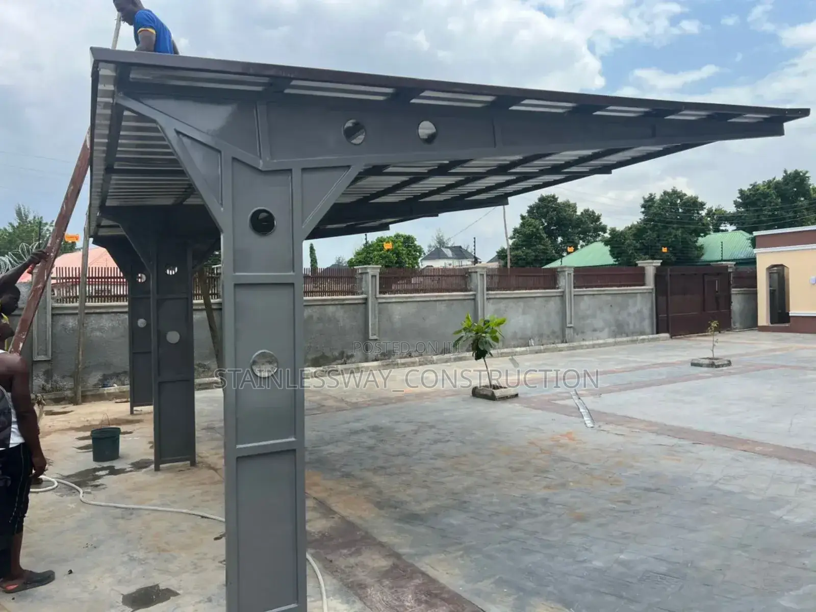 3cars Aluminum Carport
