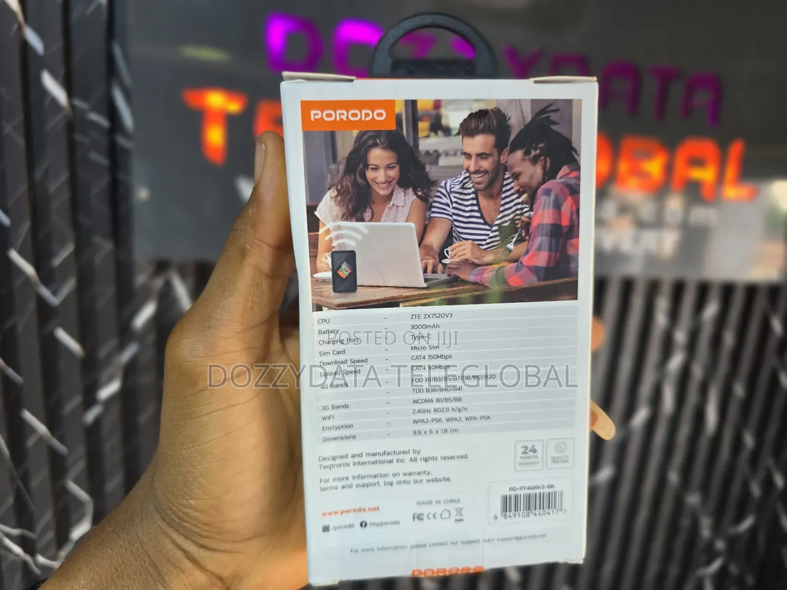 Porodo 4g / Lte High Speed Pocket Router