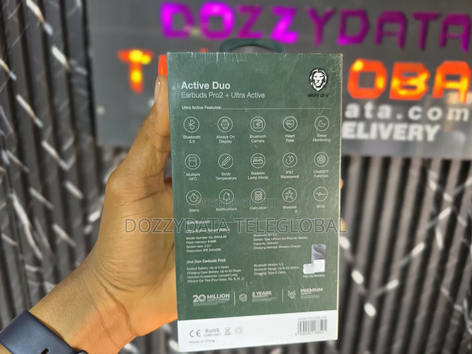 Greenlion Active Duo Earbuds Pro 2 + Ultra Active