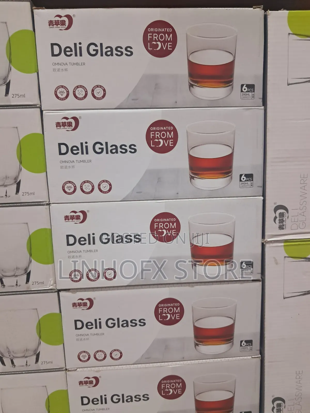 High-Quality 6pcs Deli Glassware