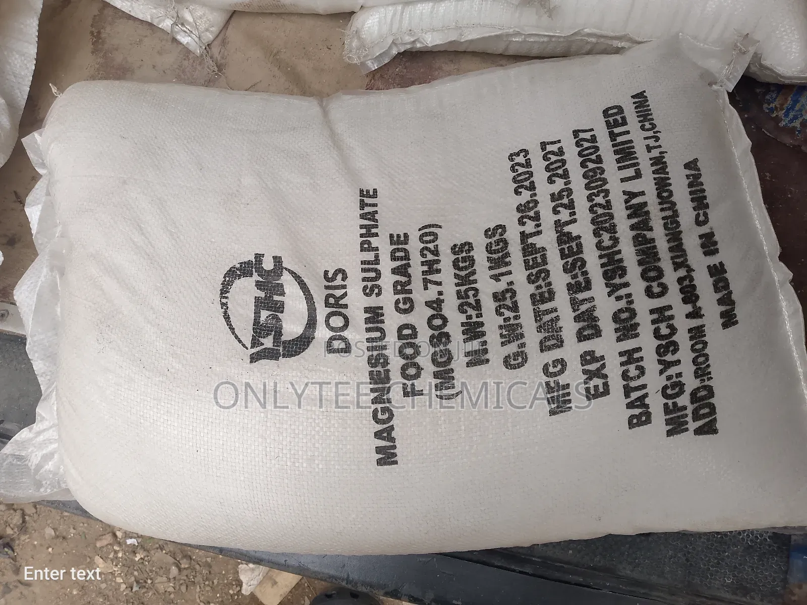 Magnesium Sulphate (Epsom Salt)
