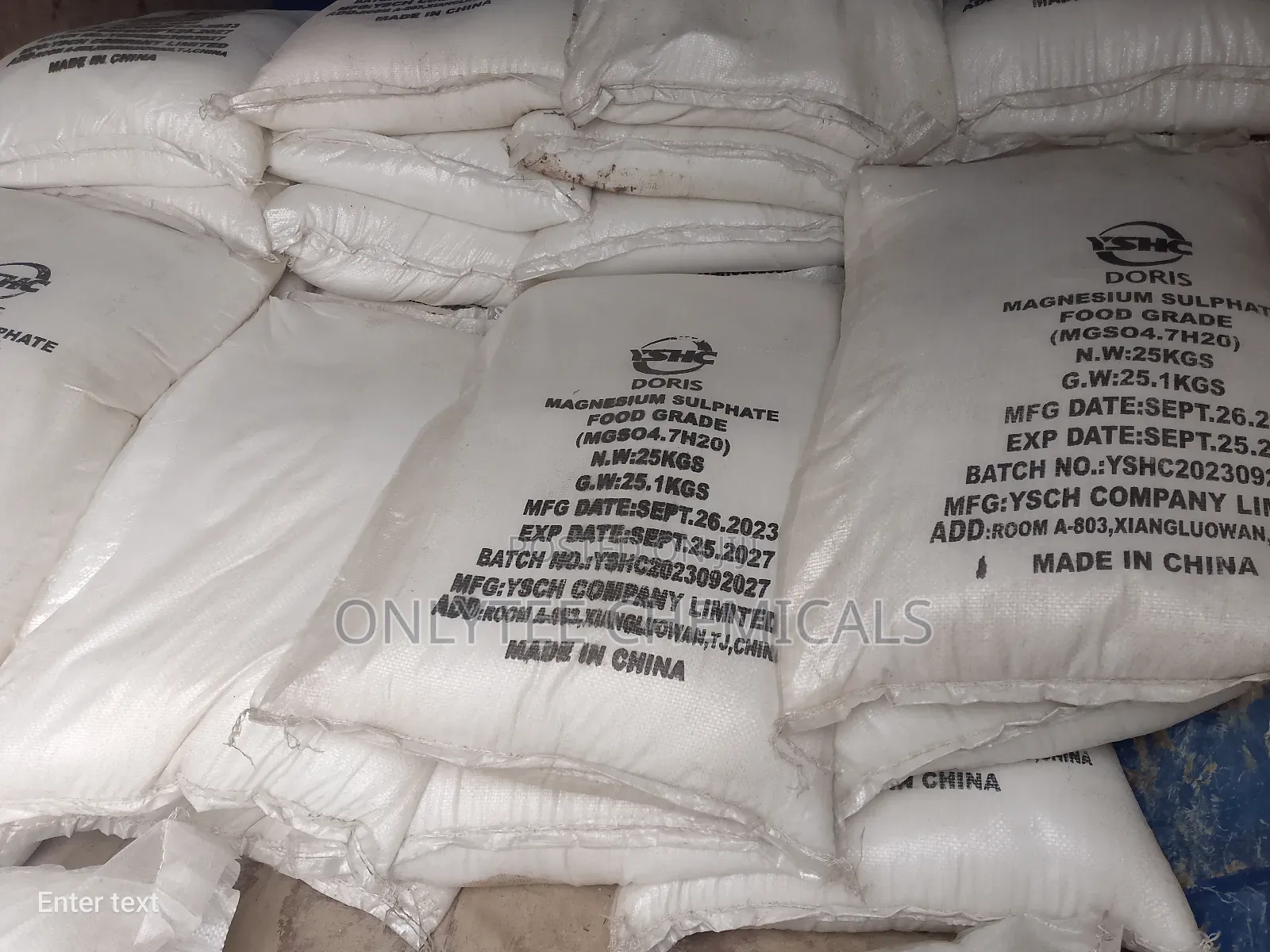 Magnesium Sulphate (Epsom Salt)