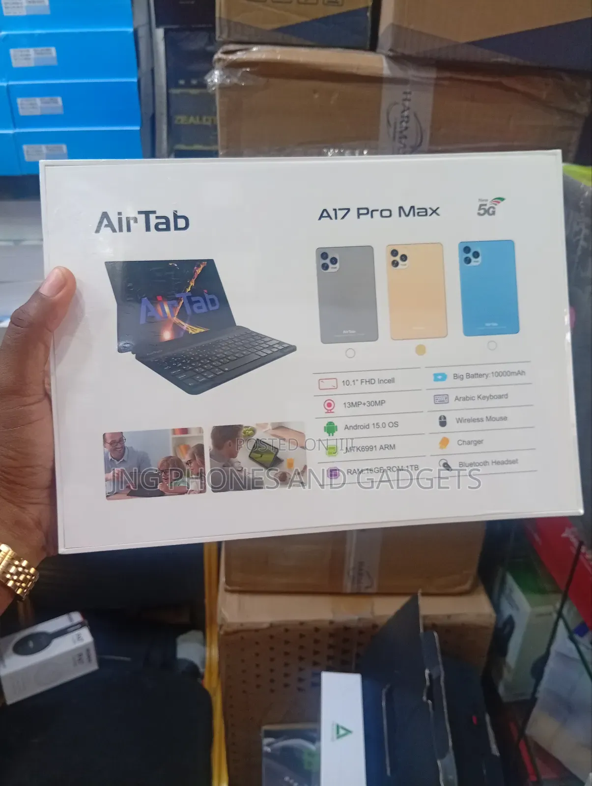 New AirTab Pro 5G 1 TB Black