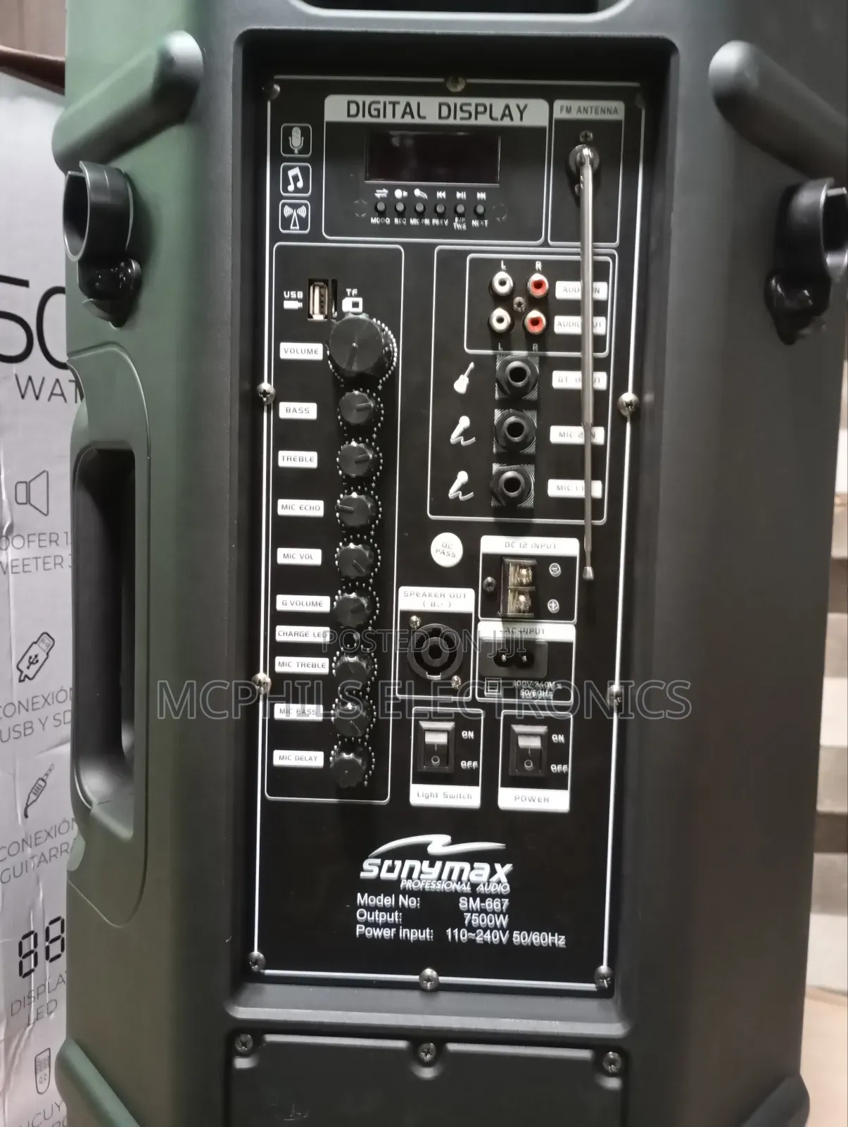 Sunymax Super P.A System Sm667 Pro X15