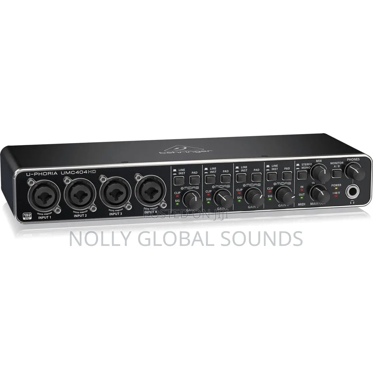 Behringer U-Phoria Umc404hd Usb Audio Interface (Soundcard)