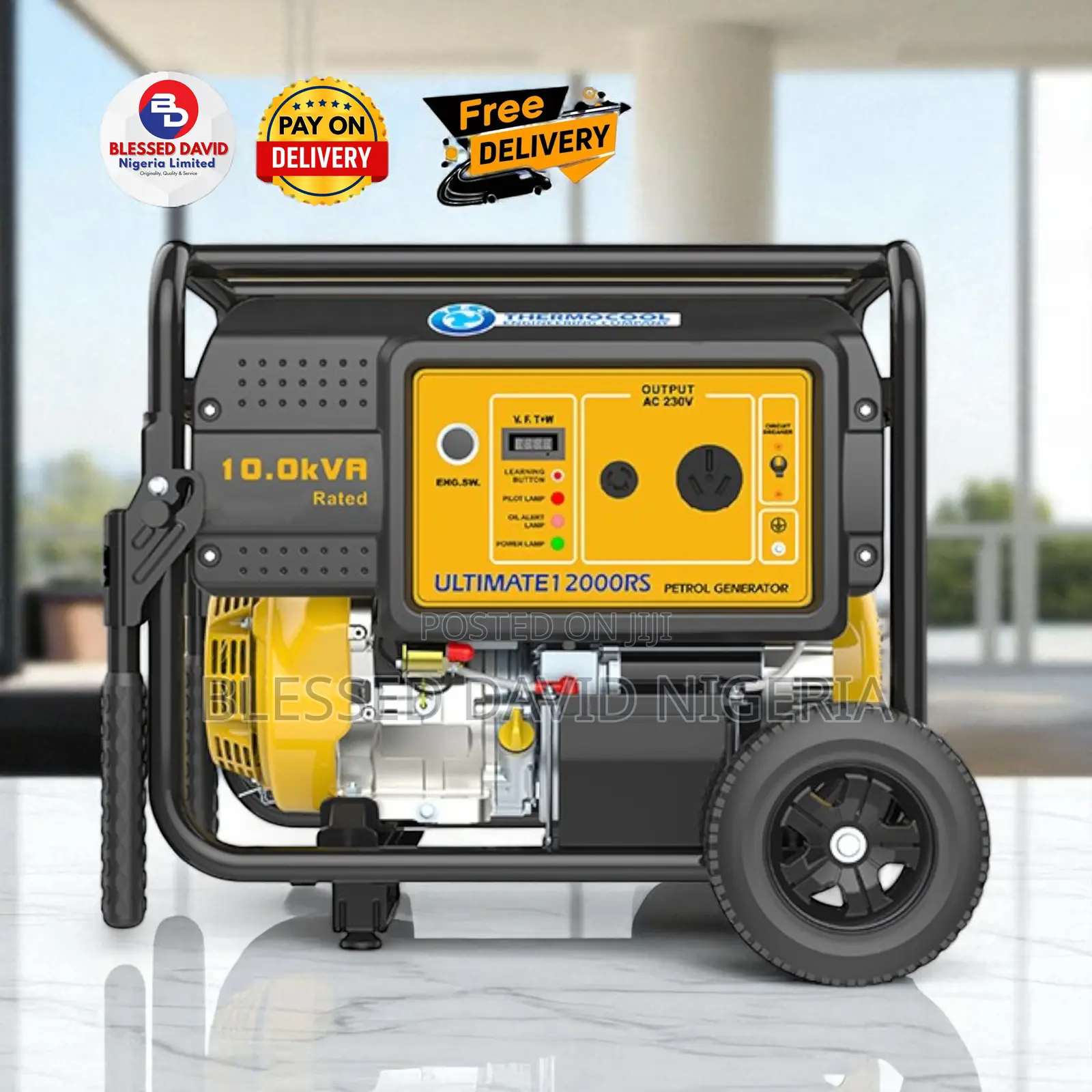 Thermocool Ultimate 12000rs, 10kva Remote Generator