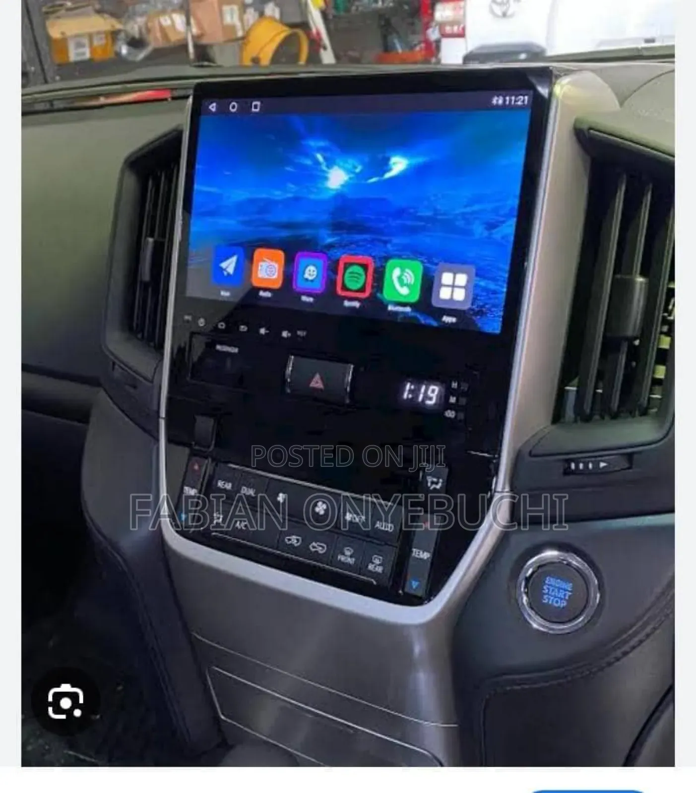 Toyota Land Cruiser Android Player+Reverse Camara