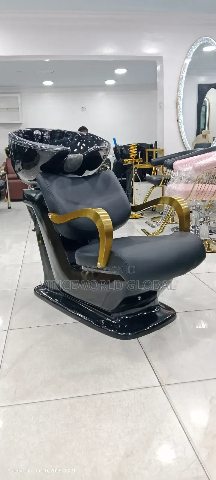 Golden Iron Shampoo Basin 6176