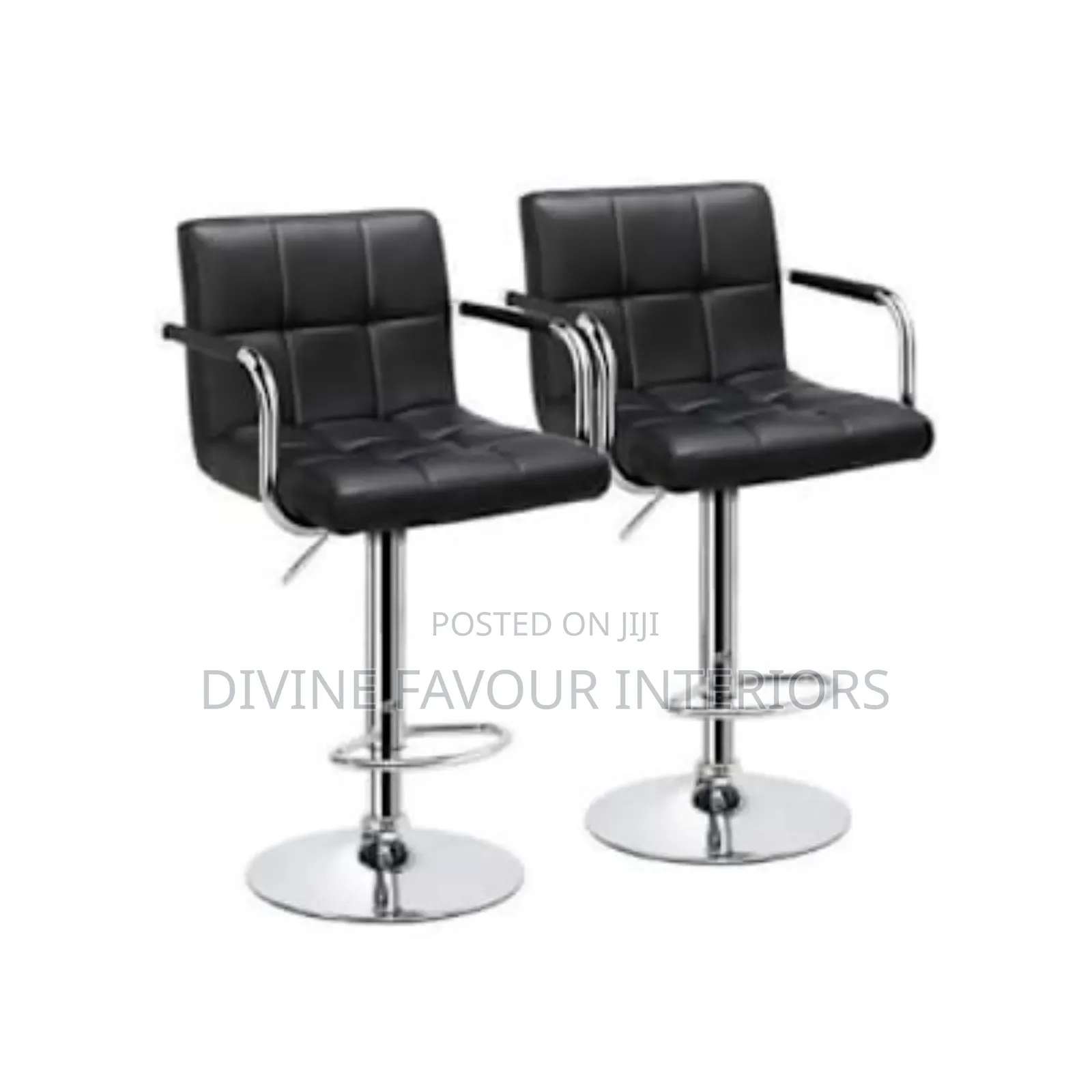 Draft Barstool With Armrest - 2 Pieces