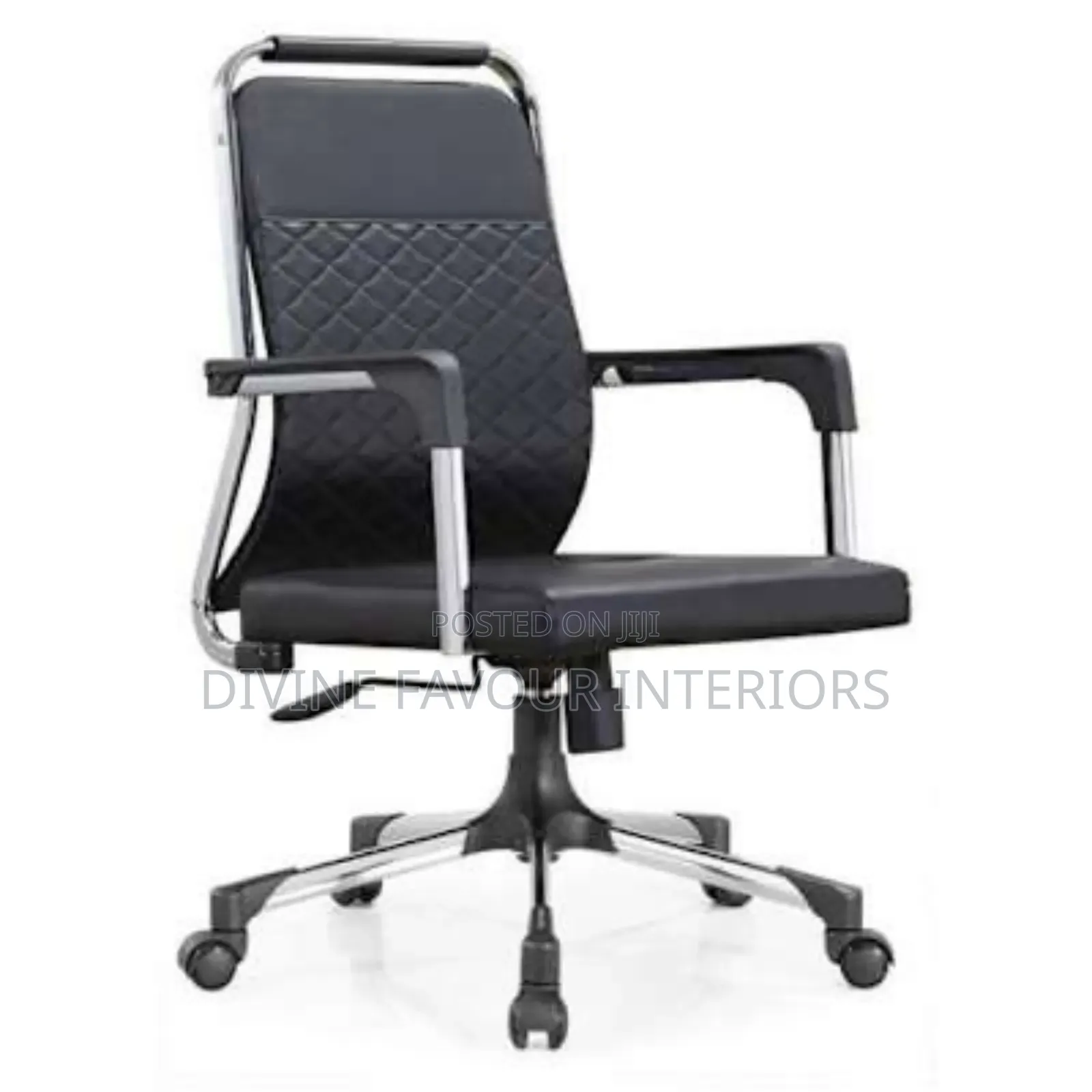 Executive Mesh Swivel Office Chair - Black