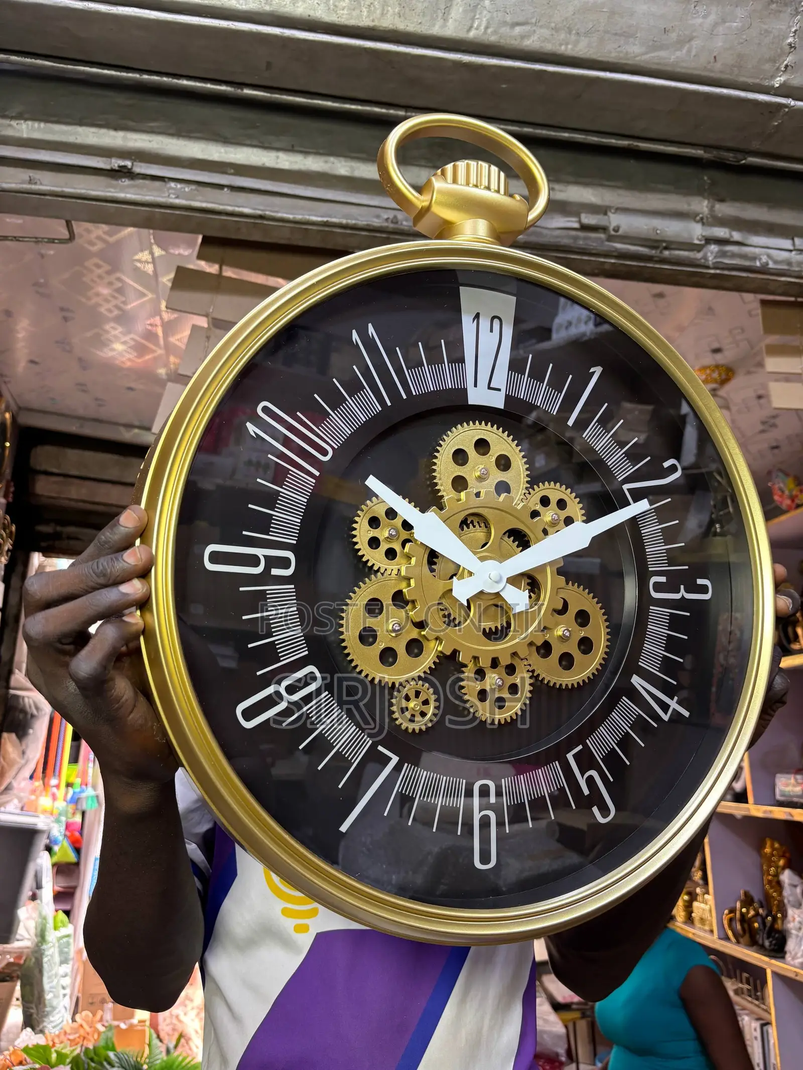 Luxury Rotor Gear Clock Councilman