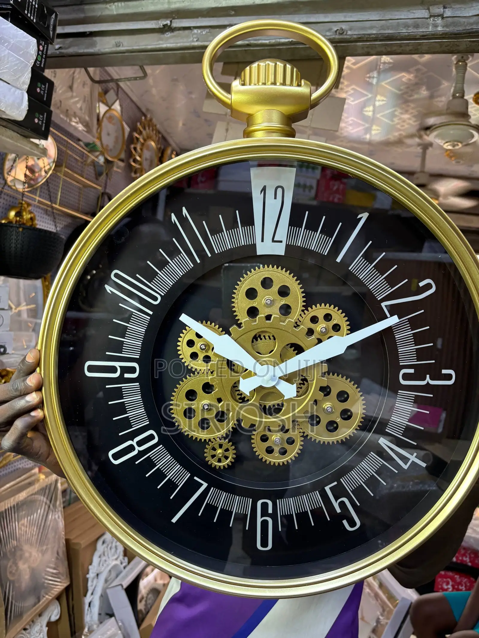 Luxury Rotor Gear Clock Councilman