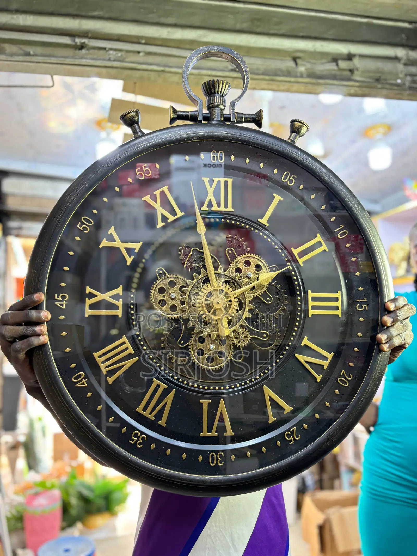 Luxury Rotor Gear Clock