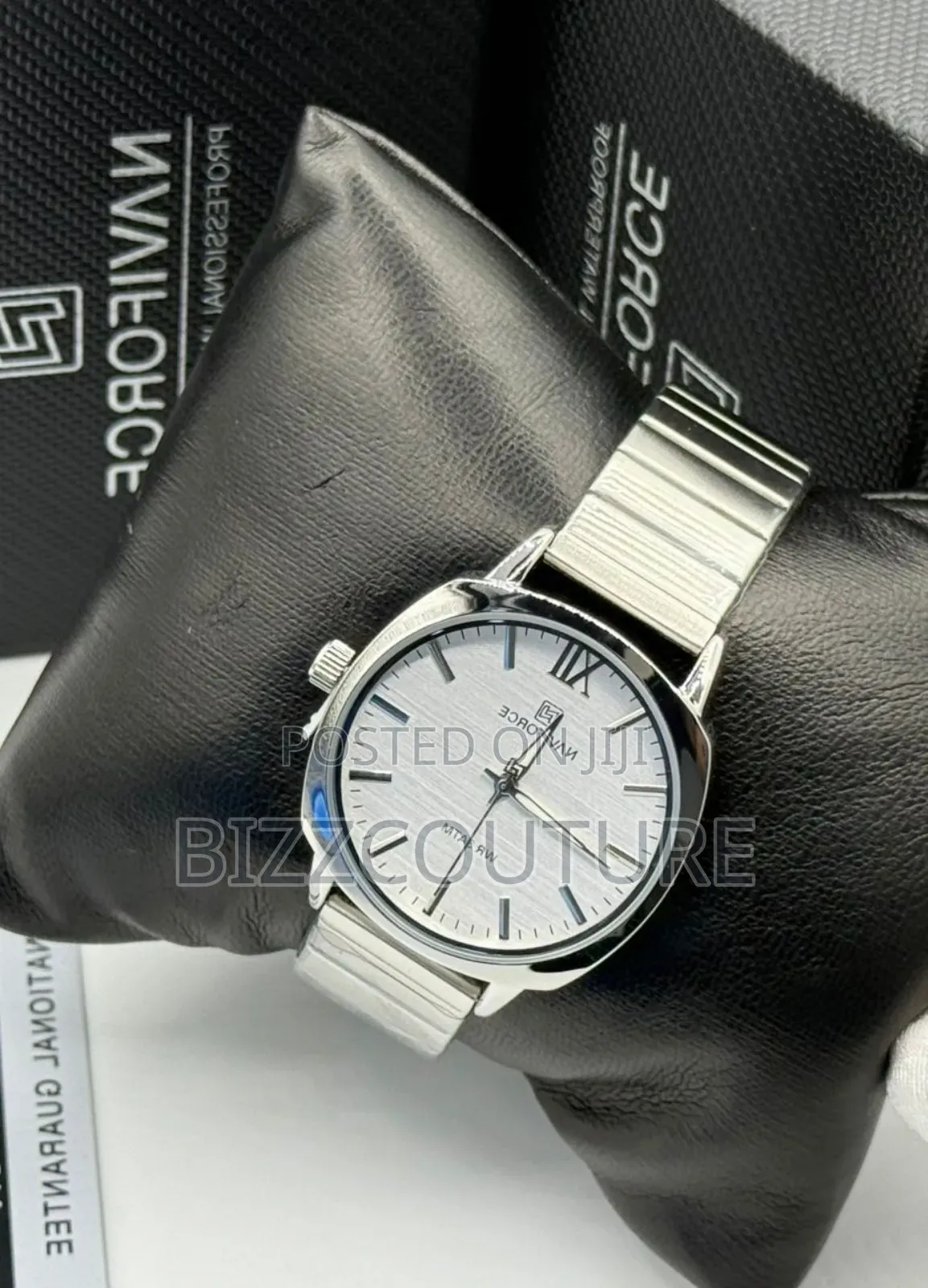 Original Naviforce Silver Stainless Steel Watch