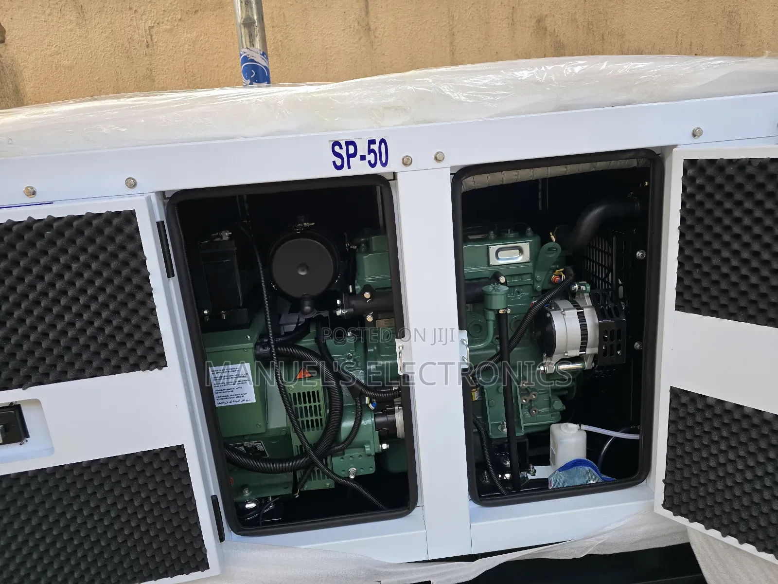 A Brand New Perkins Diesel Soundproof Gen Sp50kva 100% Coppe