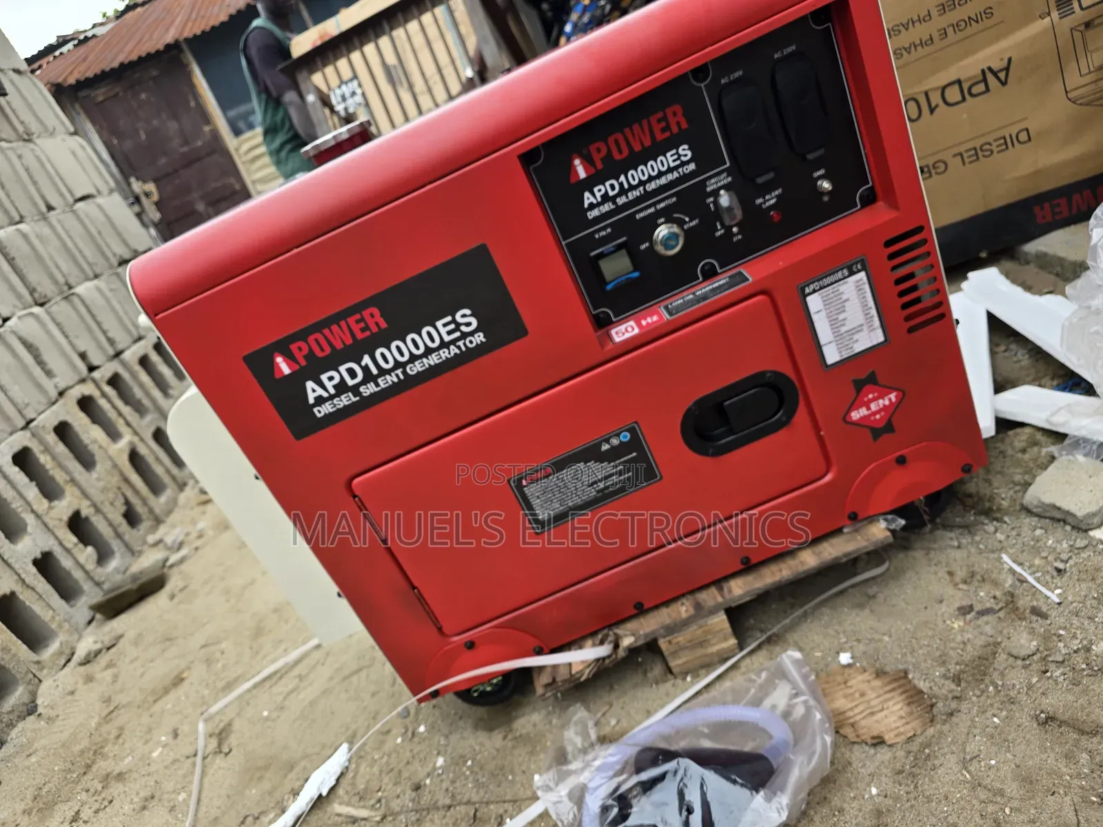 Ipower Diesel Soundproof Gen 10kva 100%Copper Coil