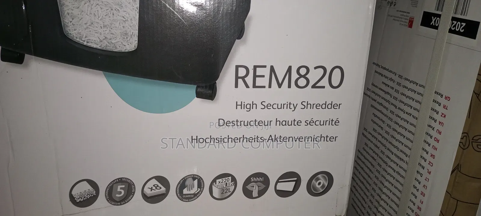 Rexel Shredder Rem820