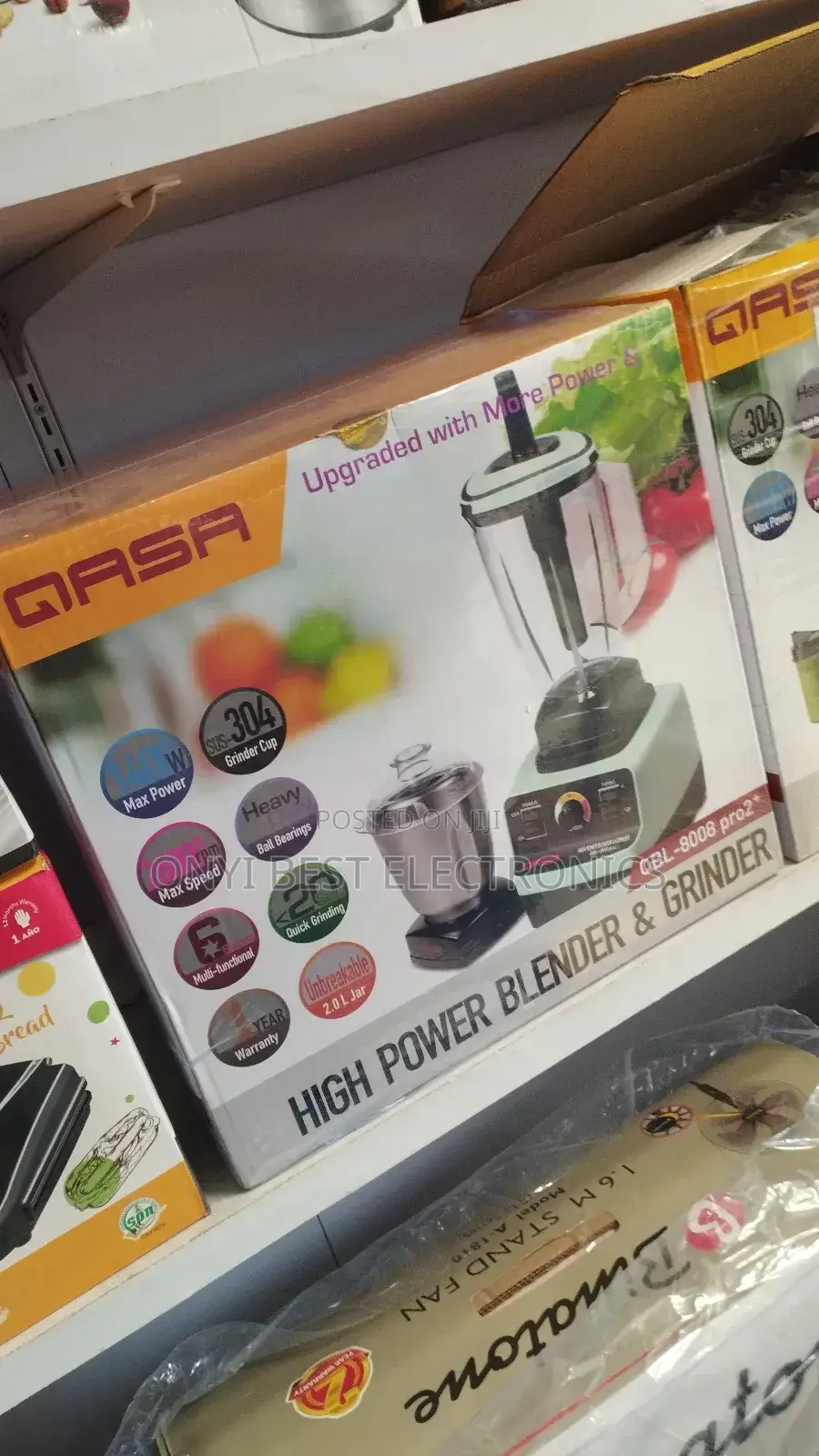 Qasa 1200w High Power Blender Grinder | QBL-8008 Pro2+