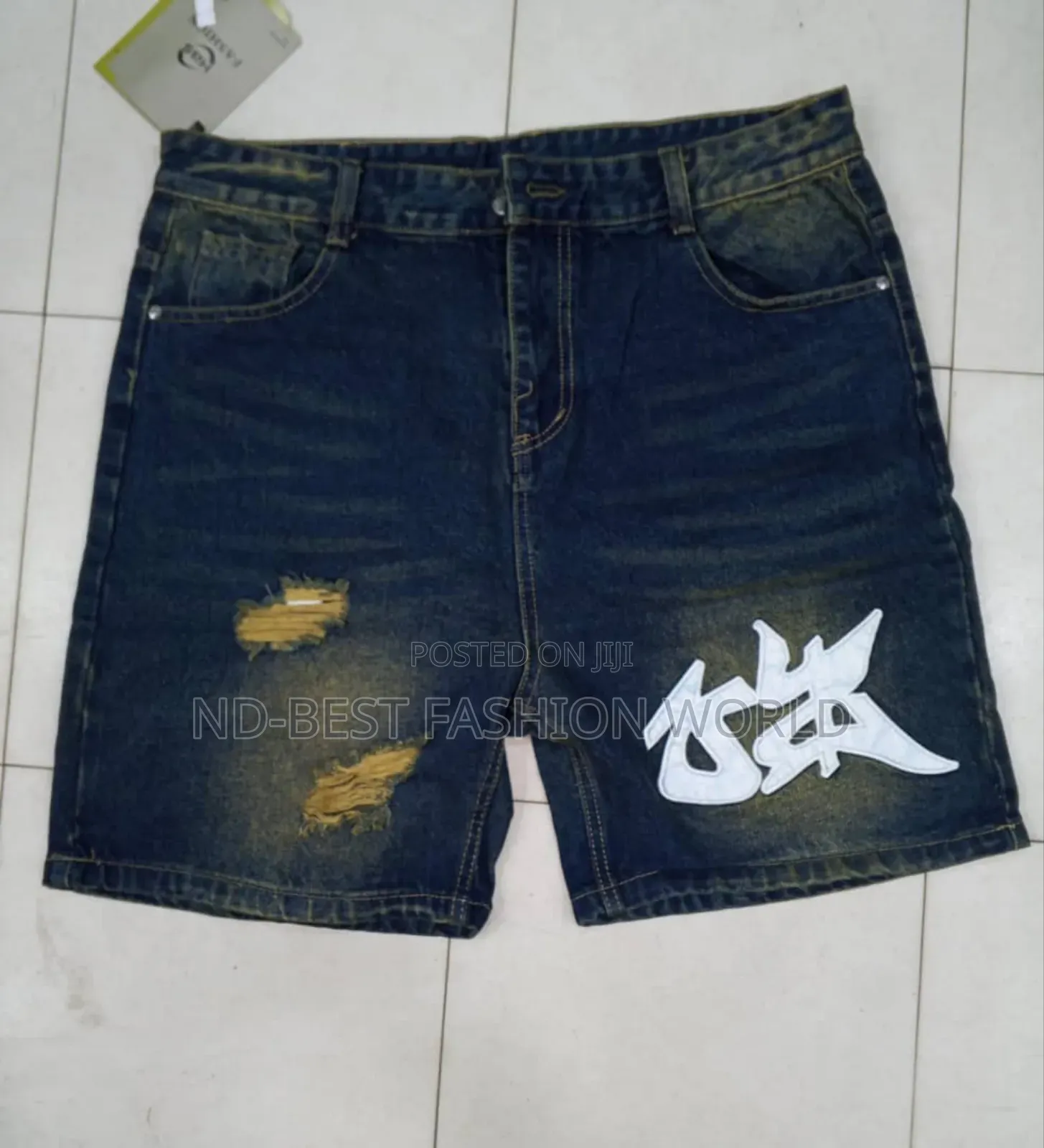Blue Color Short Jeans