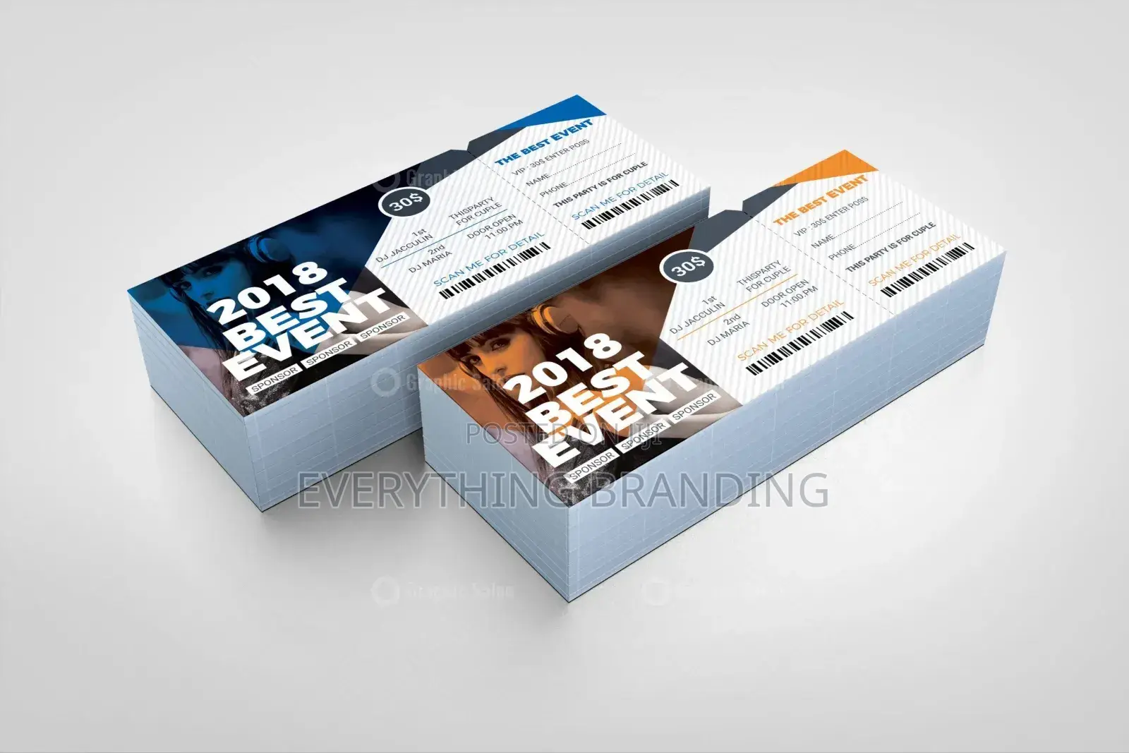 Concert Ticket Voucher Printing for Events