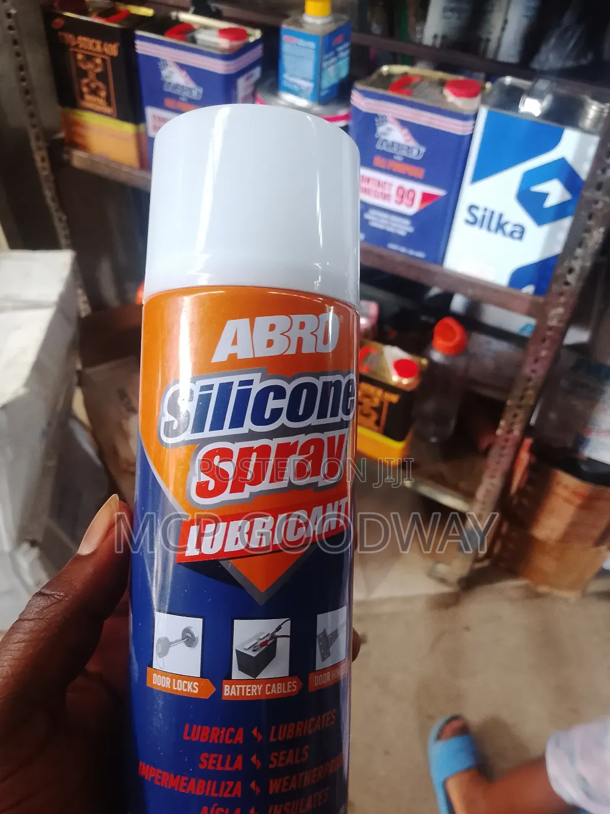Abro Silicone Spray Lubricant