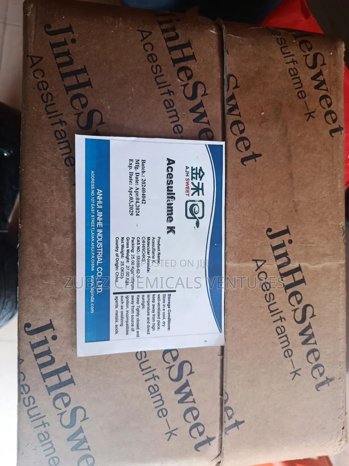 Acesulfame K Sweetener Ack
