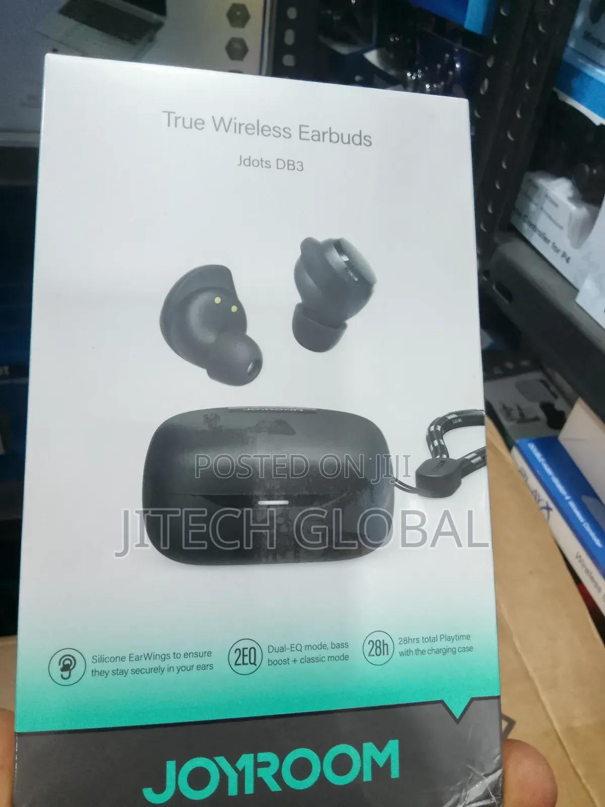 Jr-Db3 True Wireless Earbuds-Black