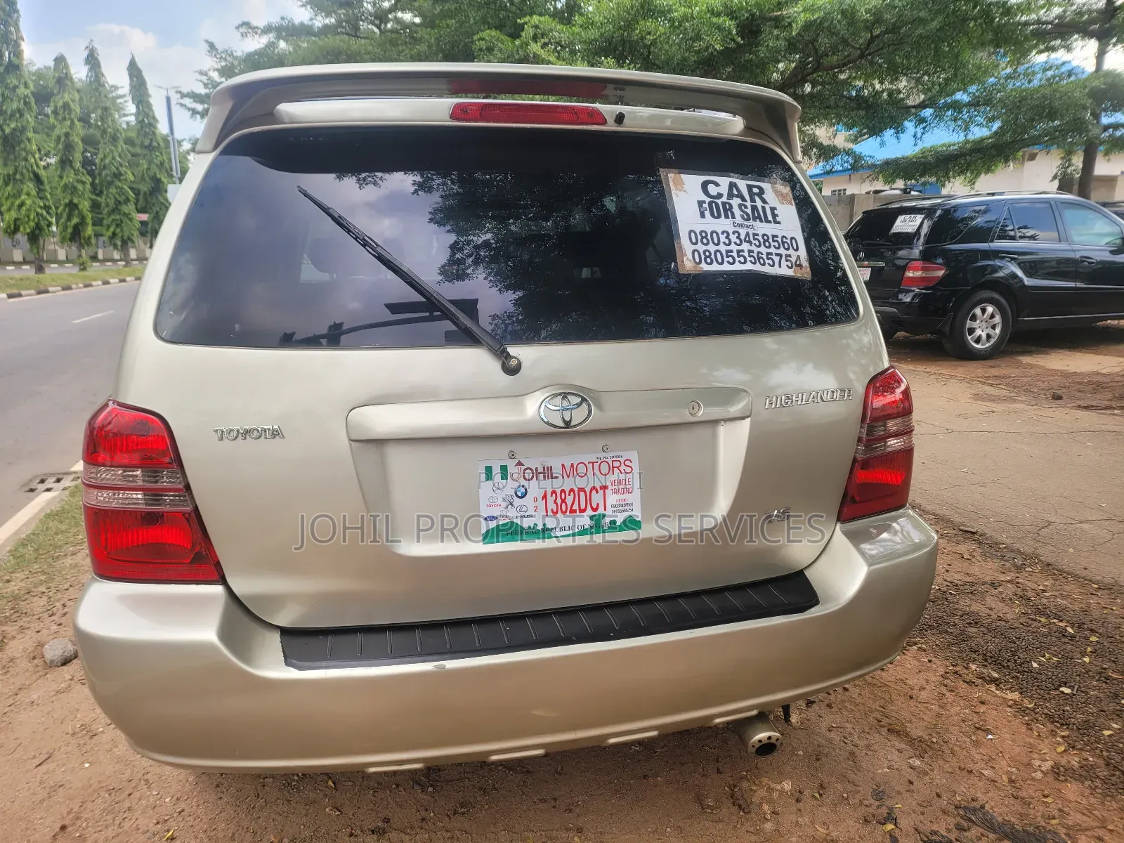 Toyota Highlander Limited V6 FWD 2004 Gold