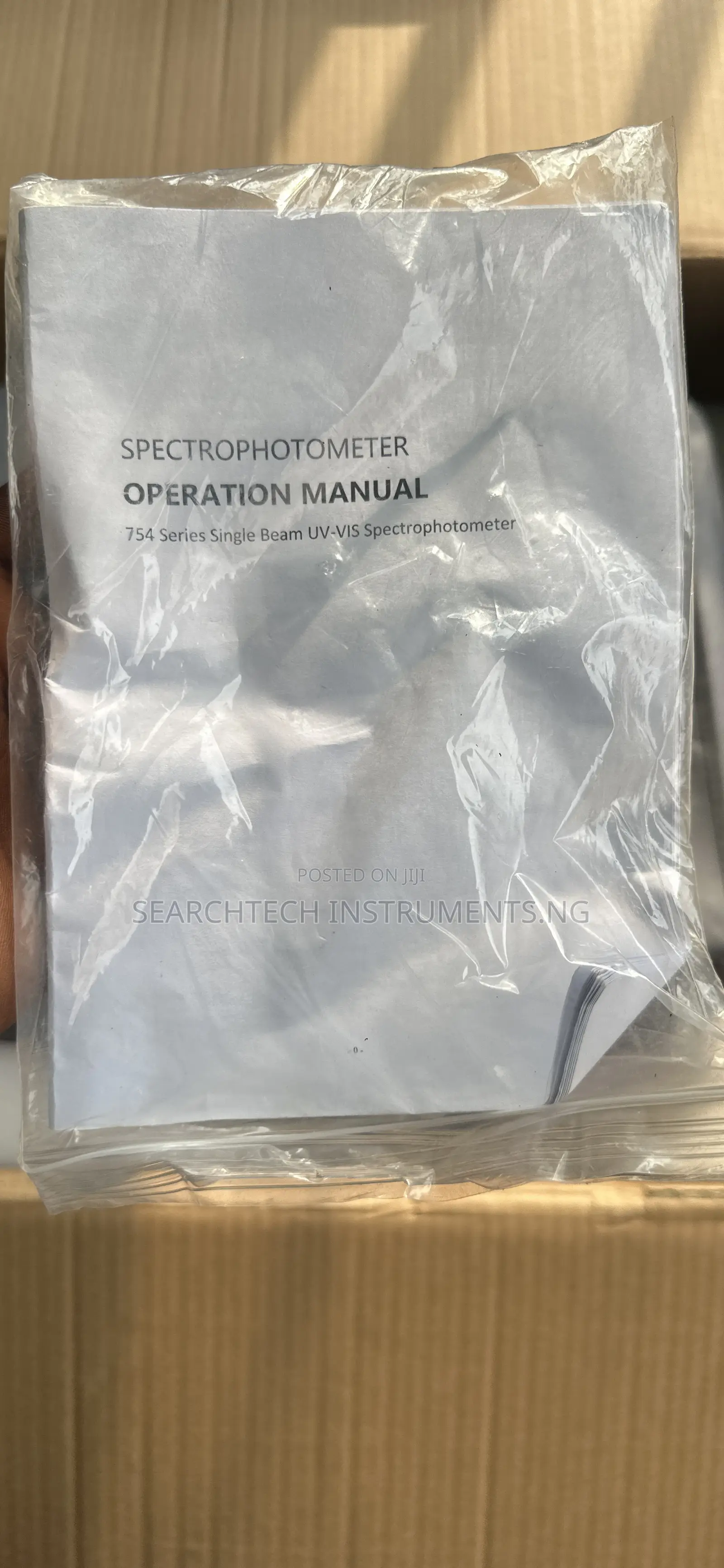 Single Beam Spectrophotometer 754