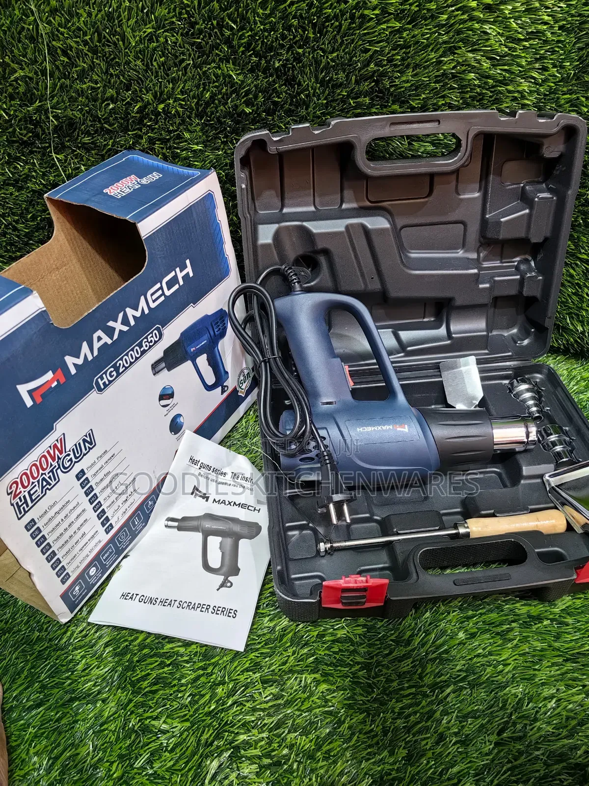 Electric Heat Gun With Box and Accessories