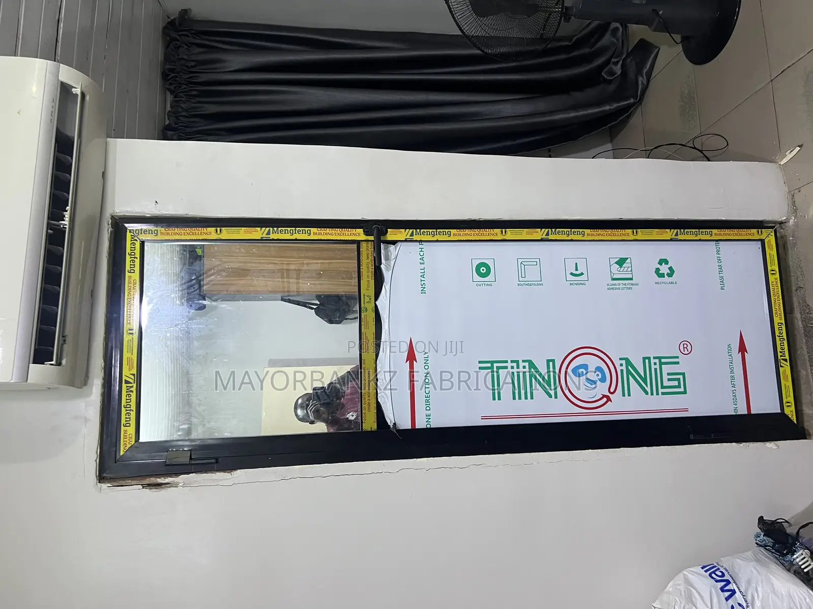Toilet Door With Mirror