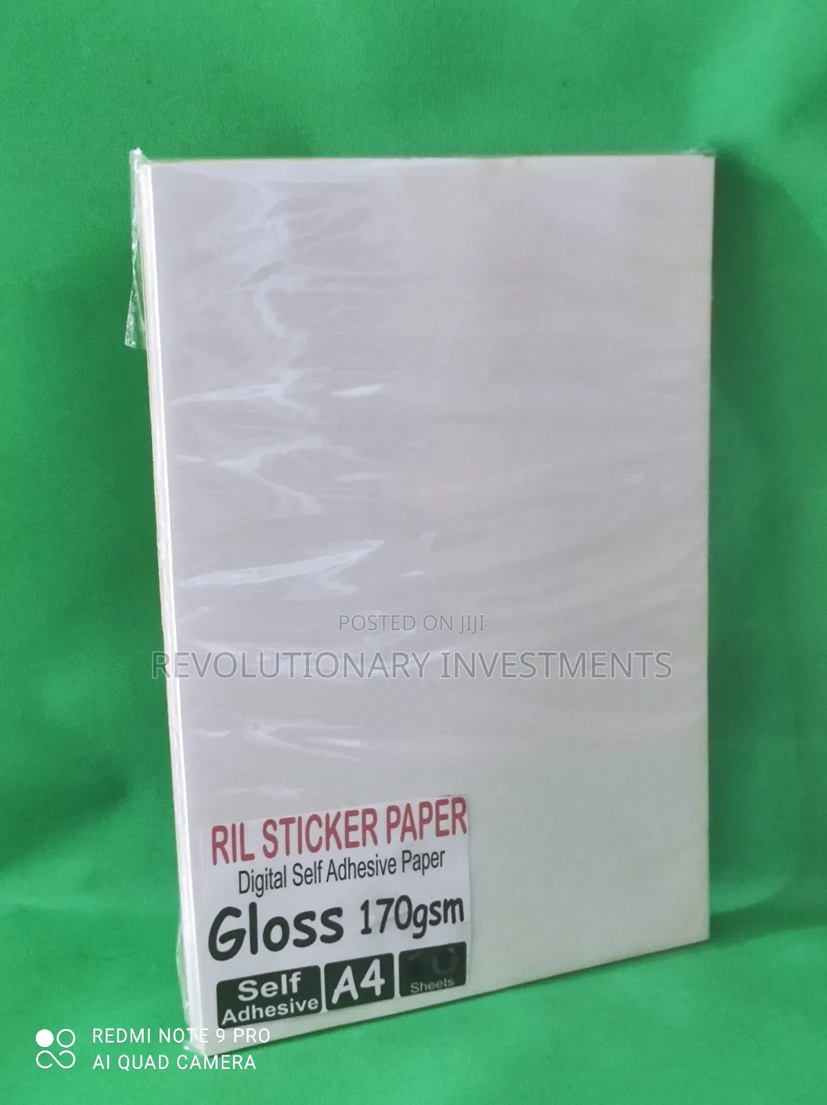 Inkjet/Laser Sticker Paper, 100 Sheets