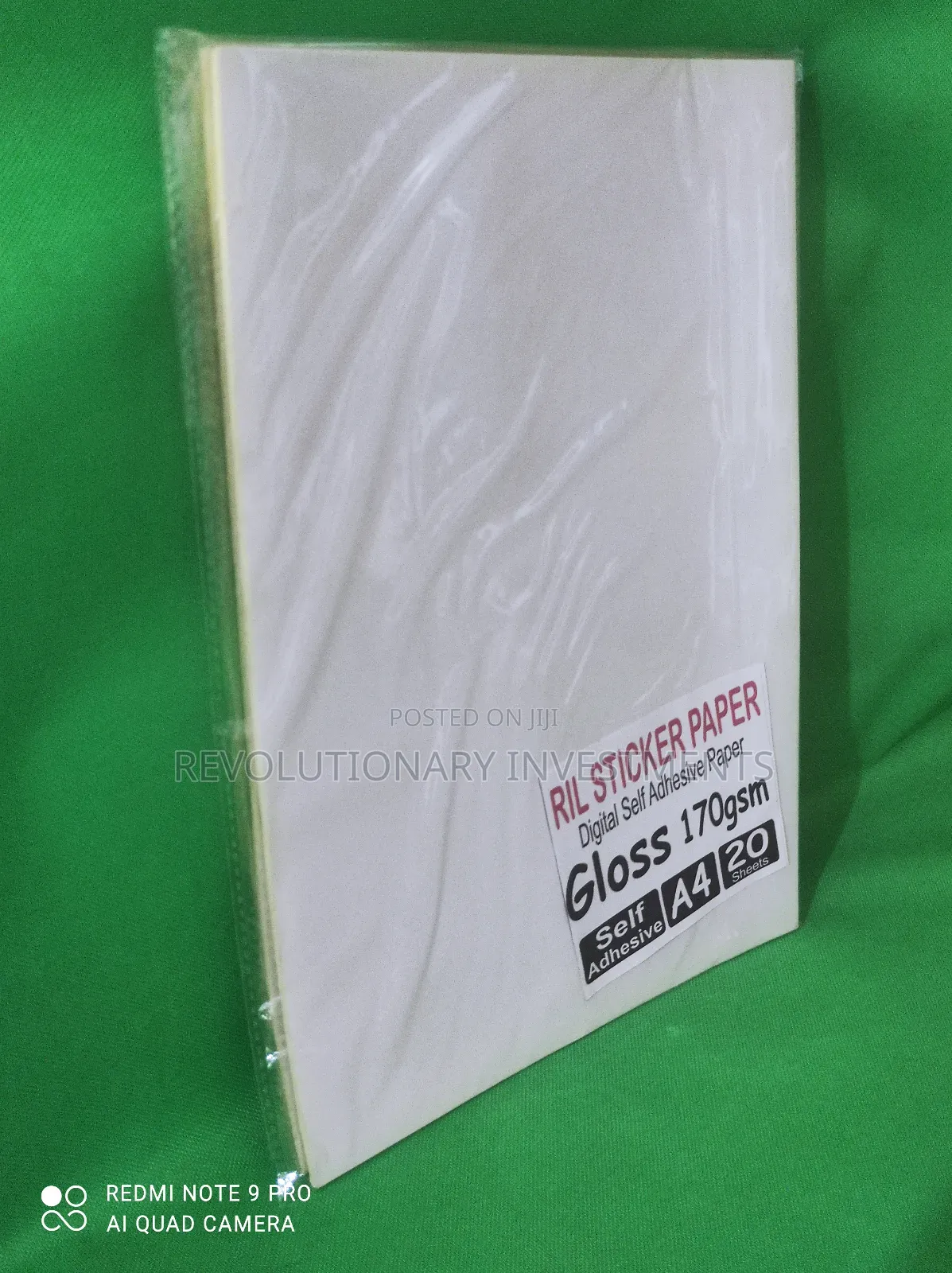 Inkjet/Laser Sticker Paper, 20 Sheets