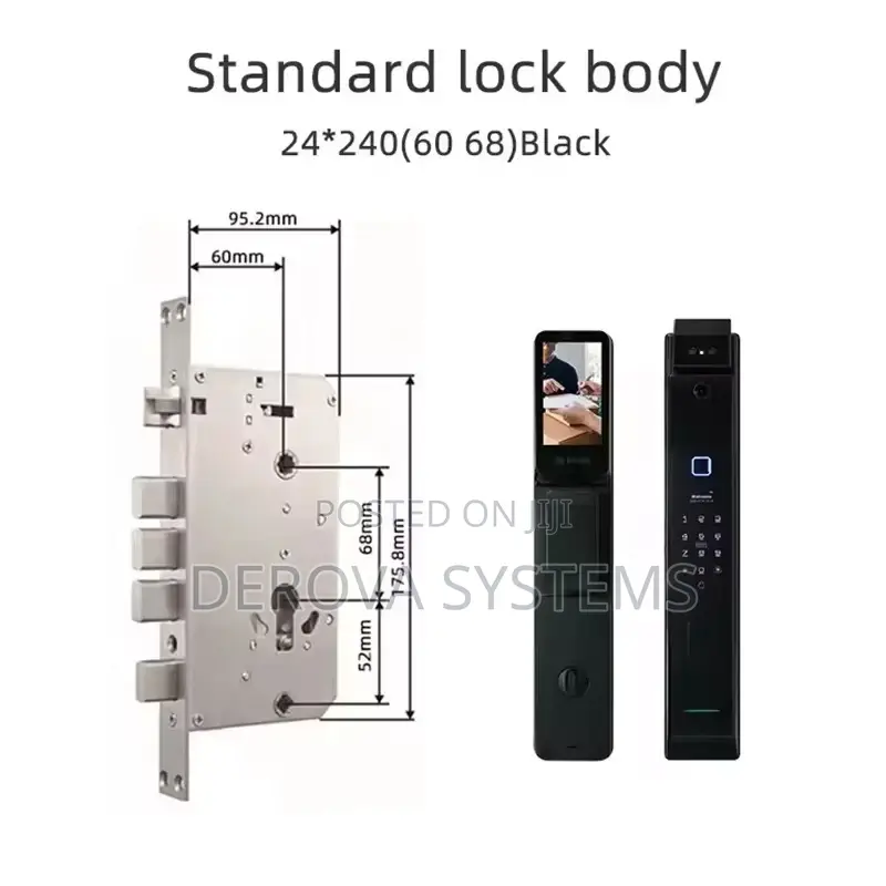 Smart Home Door Lock With Complete Accessories