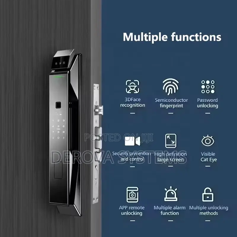 Smart Home Door Lock With Complete Accessories