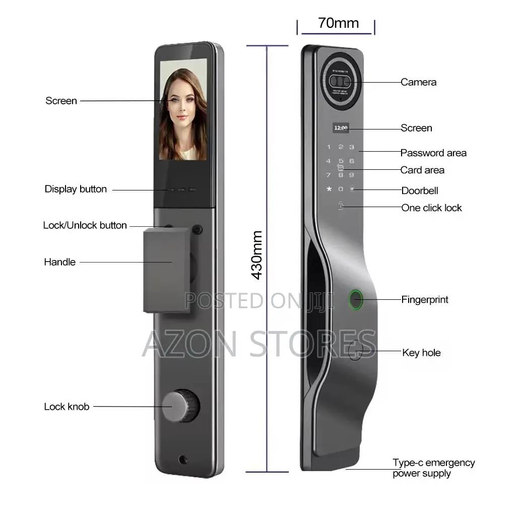 Smart Lock 3d Face Palm Recognition