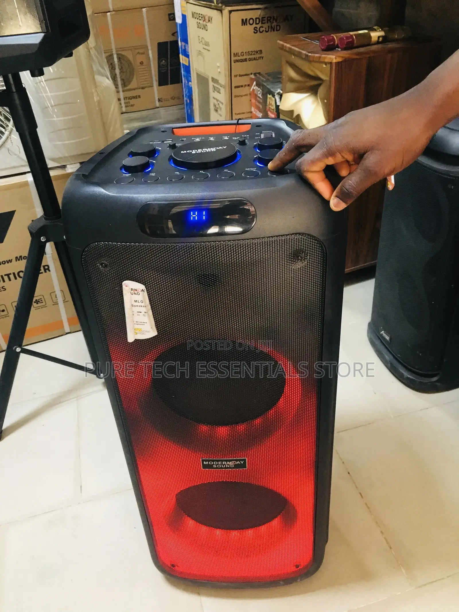 Modern Day Party Rocker Rechargeable Speaker 1010md