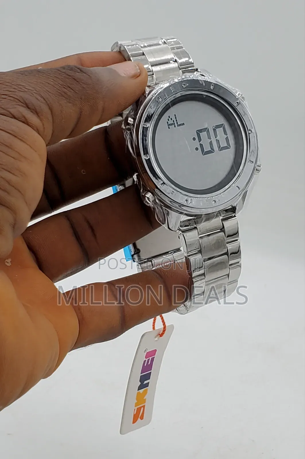 Countdown Digital Men's Bracelet Strap Wrist Watch