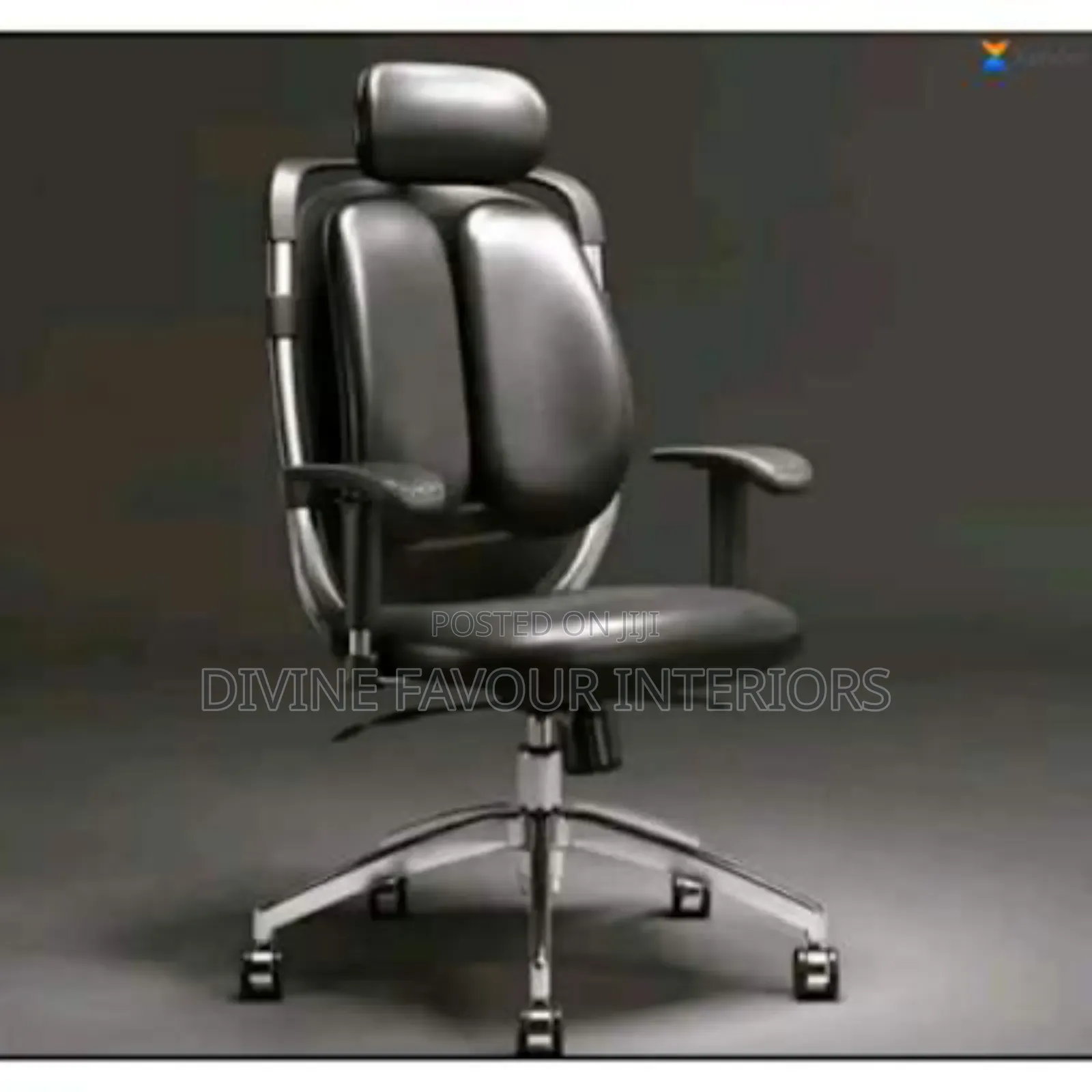Ergonomic Office Kidney Chair With Adjustable Armrests