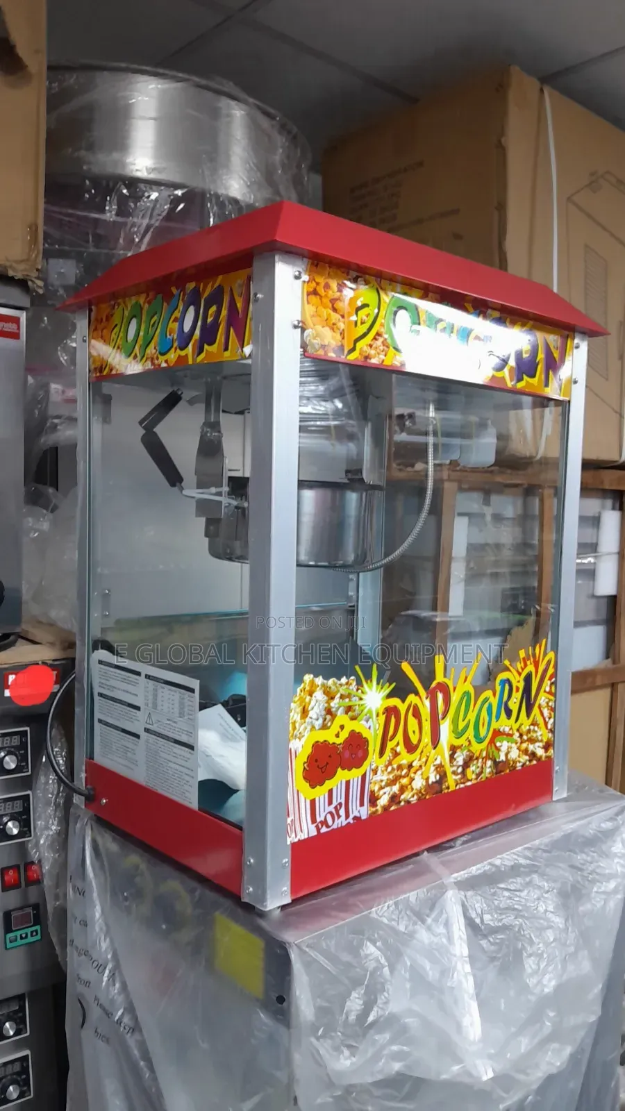 Electric Pop Corn Machine Available