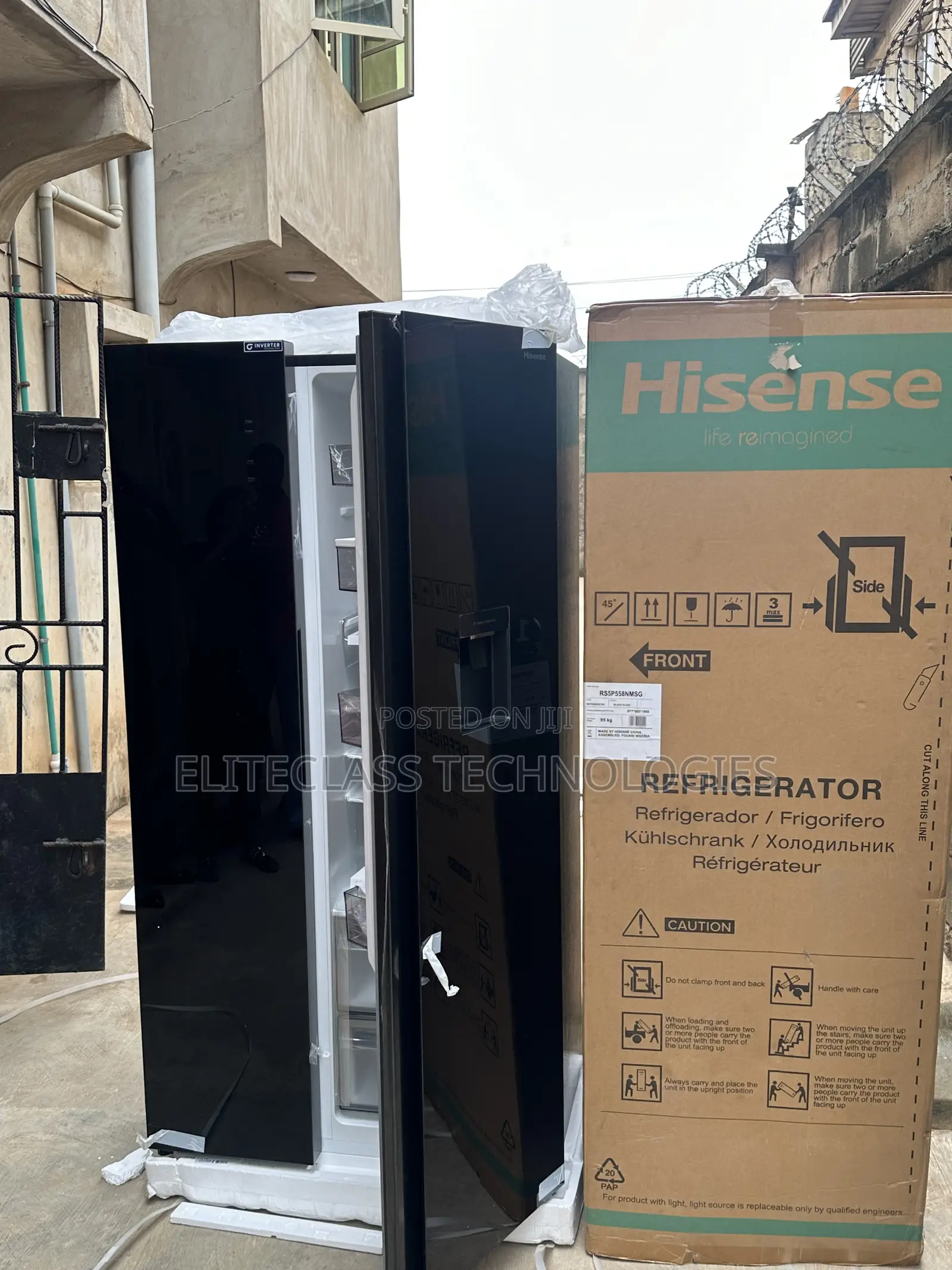 Fast Freezing Hisense 529l Refrigerator Rs5p558nmsg