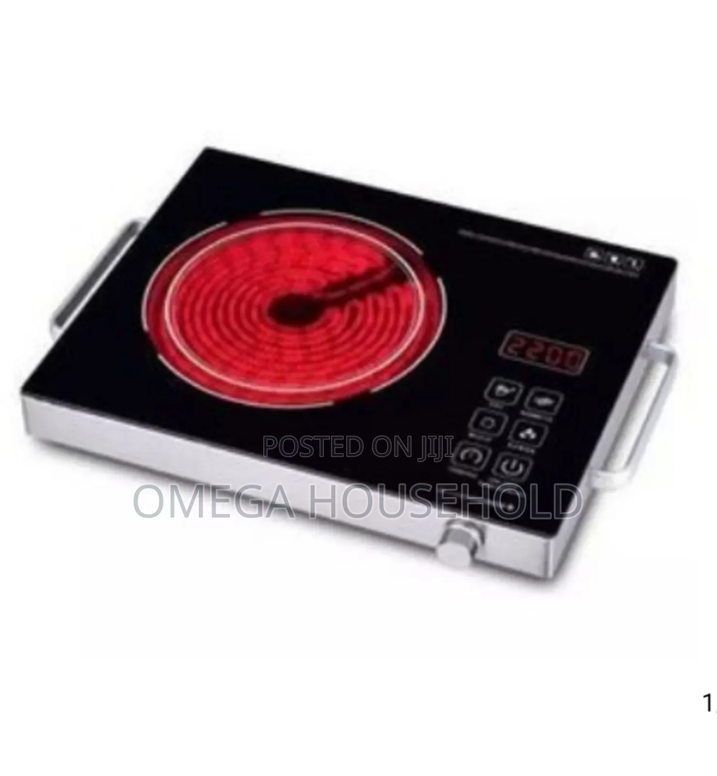 Infared Electric Timer Top Glass Top Cooker and Grill